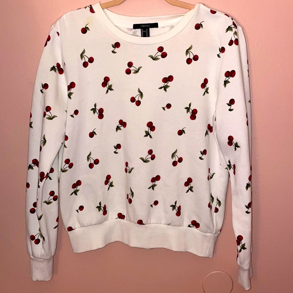 Women’s Cherry Crewneck